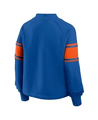 Fanatics Women's Royal Florida Gators Oversized Hometown Premium Punt Coverage Raglan Pullover Sweatshirt