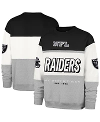 '47 Brand Men's Black/Gray Las Vegas Raiders Breeze Maximalist Sweatshirt