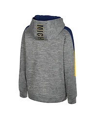 Colosseum Big Boys and Girls Gray Michigan Wolverines The Gang Hoodie