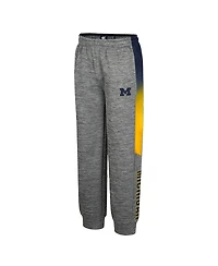 Colosseum Big Boys and Girls Gray Michigan Wolverines The Gang Pants