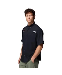 Columbia Men's Black Alabama Crimson Tide Tamiami Omni-Shade Button-Down Shirt