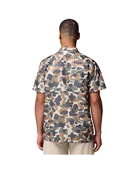 Columbia Men's Camo Tennessee Volunteers Super Slack Tide Omni-Wick Button-Up Shirt