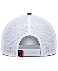 Fanatics Men's Black/White Detroit Red Wings Heritage Dutch A-Frame Trucker Adjustable Hat