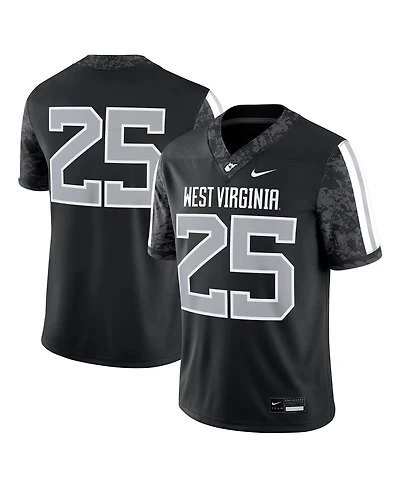 Nike Men's 25 Black West Virginia Mountaineers Alternate Game Jersey