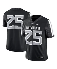 Nike Men's 25 Black West Virginia Mountaineers Alternate Game Jersey