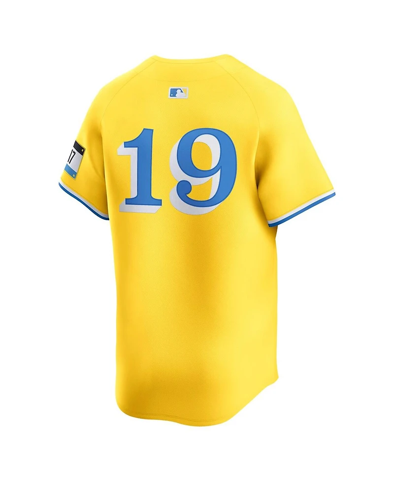 Nike Men's Roman Anthony Gold Boston Red Sox City Connect Limited Jersey