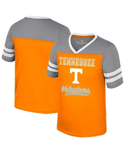 Colosseum Big Girls Tennessee Orange Tennessee Volunteers Princess Bubblegum Bling T-Shirt