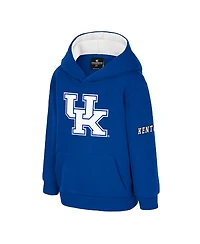 Colosseum Toddler Royal Kentucky Wildcats Big Logo Volume Fleece Pullover Hoodie