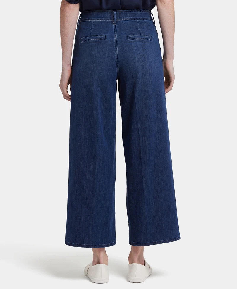 Nydj Women's Mona Wide Leg Trouser Ankle Jeans
