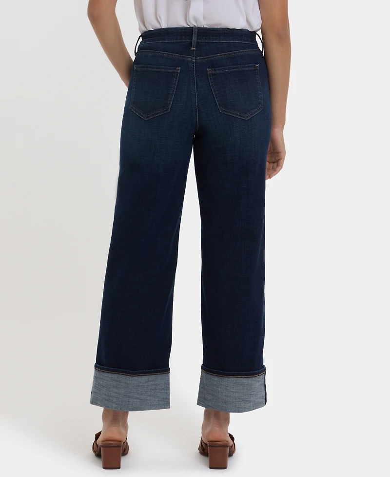 Nydj Women's High Rise Teresa Wide Leg Jeans