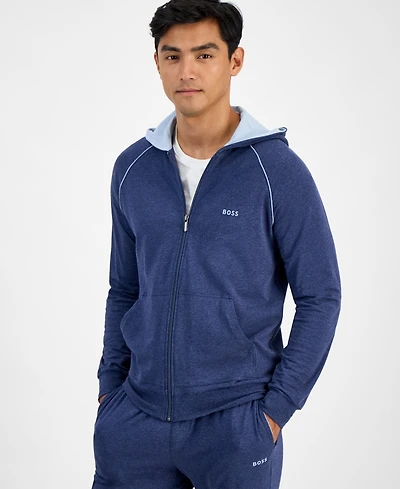 Boss Men's Mix and Match Logo Full-Zip Hoodie