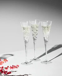 Waterford Winter Wonders Clear Flutes, Set of 6