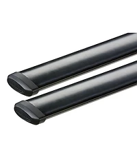 Yakima 50 Inch Steel CoreBar Aerodynamic Roof Rack Crossbars, Black, Set of 2