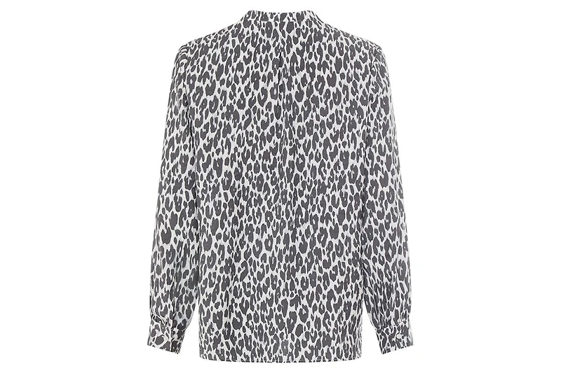 Olsen Women's Leopard Tunic Shirt