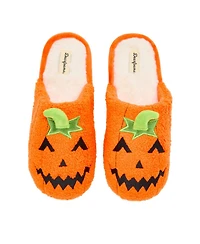Dearfoams Unisex Adult Halloween Bat Scuff Slipper