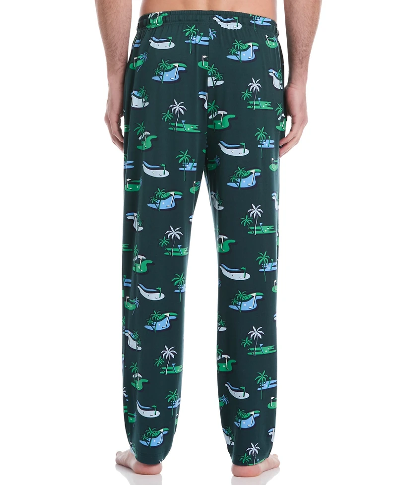 Perry Ellis Portfolio Men's Soft Touch Beach Course Pajama Pants
