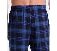 Perry Ellis Portfolio Men's Deluxe Touch Plaid Print Pajama Pants
