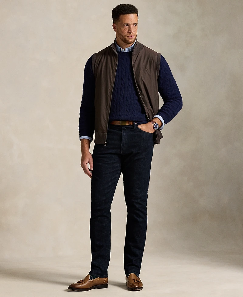 Polo Ralph Lauren Men's Hybrid Full-Zip Sweater