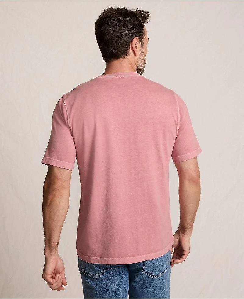 Lands' End Men's Short Sleeve Sun Faded Super T