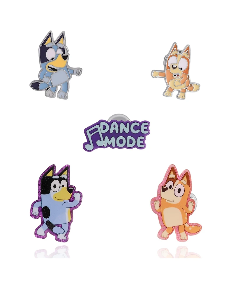Bluey Enamel Pin Set - 5-Piece Character Collector Pack