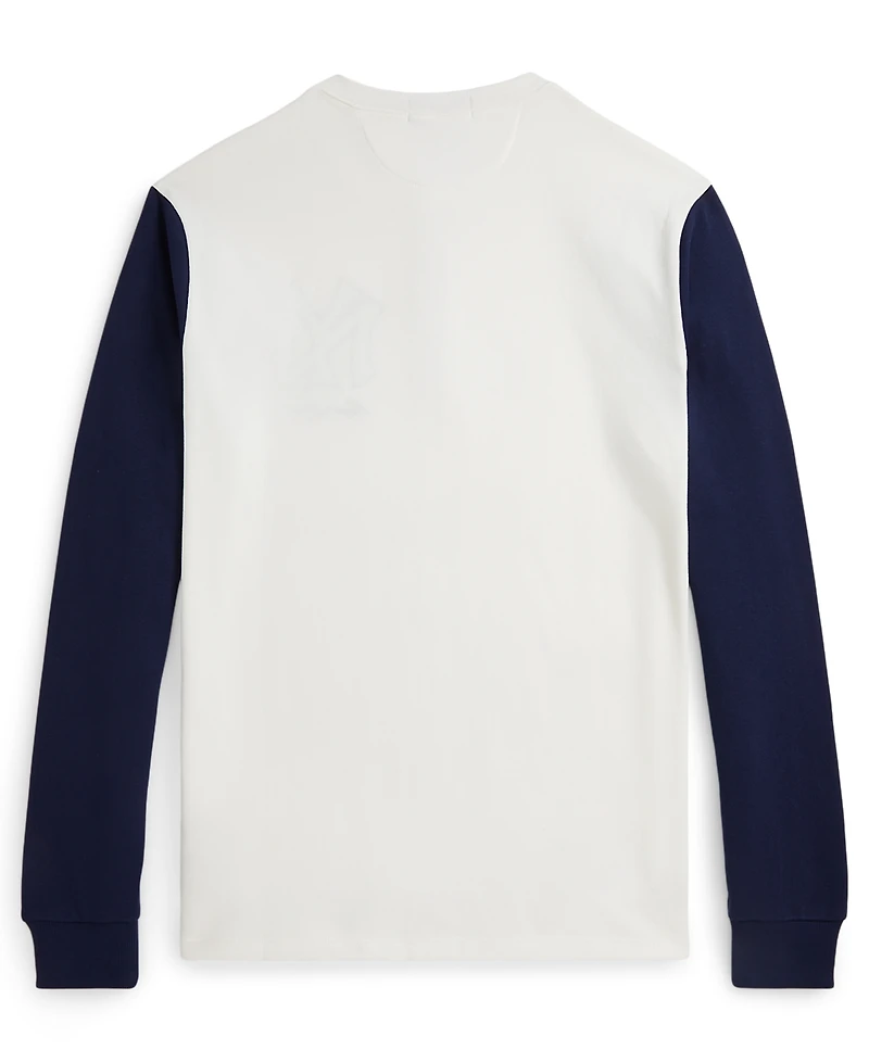 Polo Ralph Lauren Men's Long Sleeve Yankees Henley T-Shirt