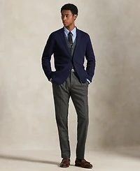 Polo Ralph Lauren Men's Merino Long Sleeve Blazer Cardigan