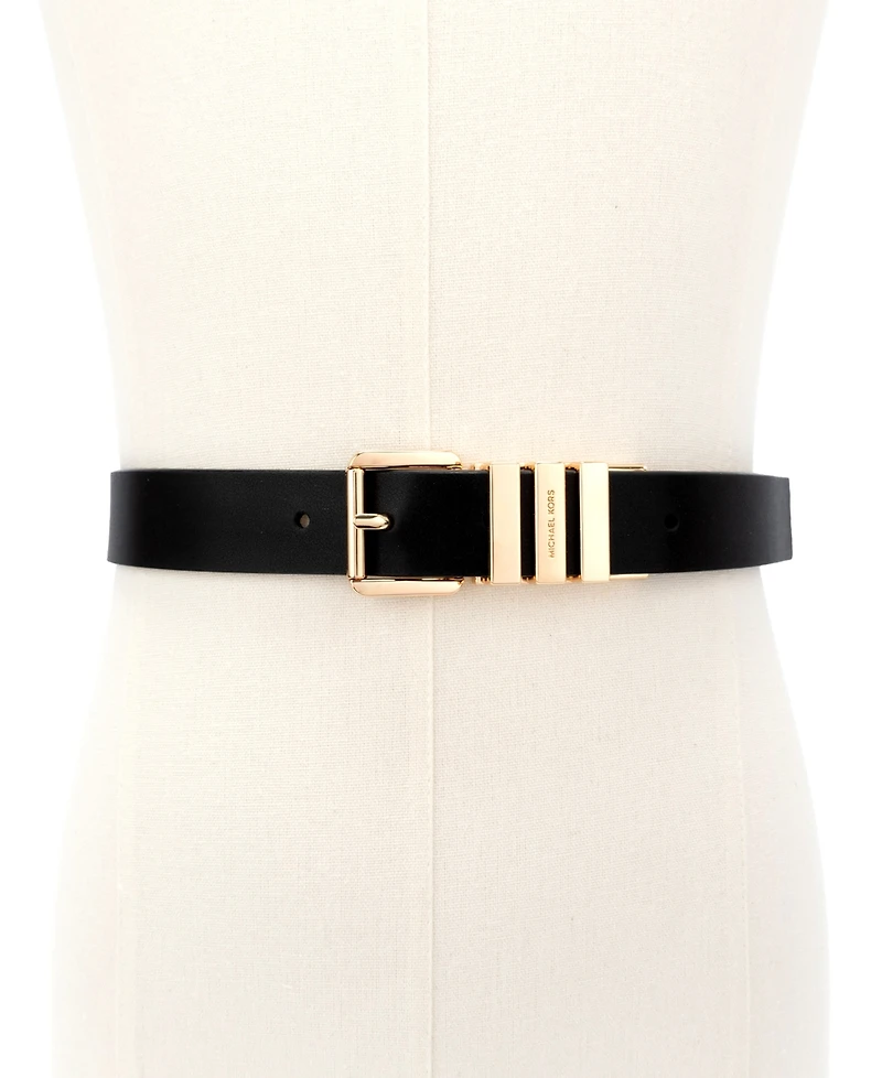 Michael Kors Women's Reversible Snake Pattern Belt
