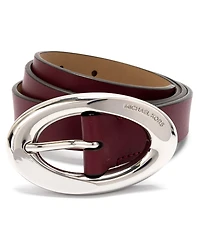 Michael Kors Women's 25mm Non-Reversible Leather Belt