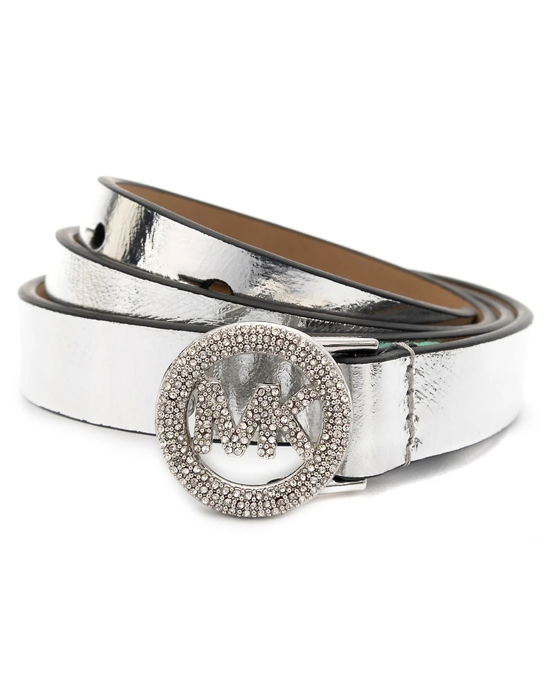 Michael Kors Women's Pave Logo Belt