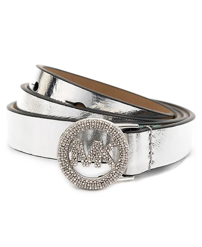 Michael Kors Women's Pave Logo Belt