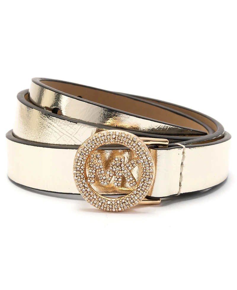 Michael Kors Women's Pave Logo Belt