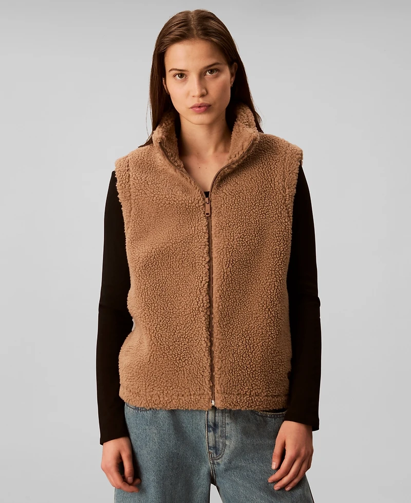 Calvin Klein Jeans Women's Mock Neck Vest