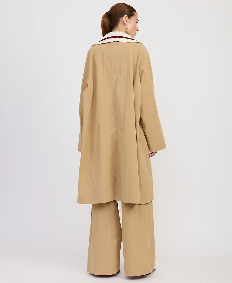 En Saison Women's Marleigh Long Car Trench Coat