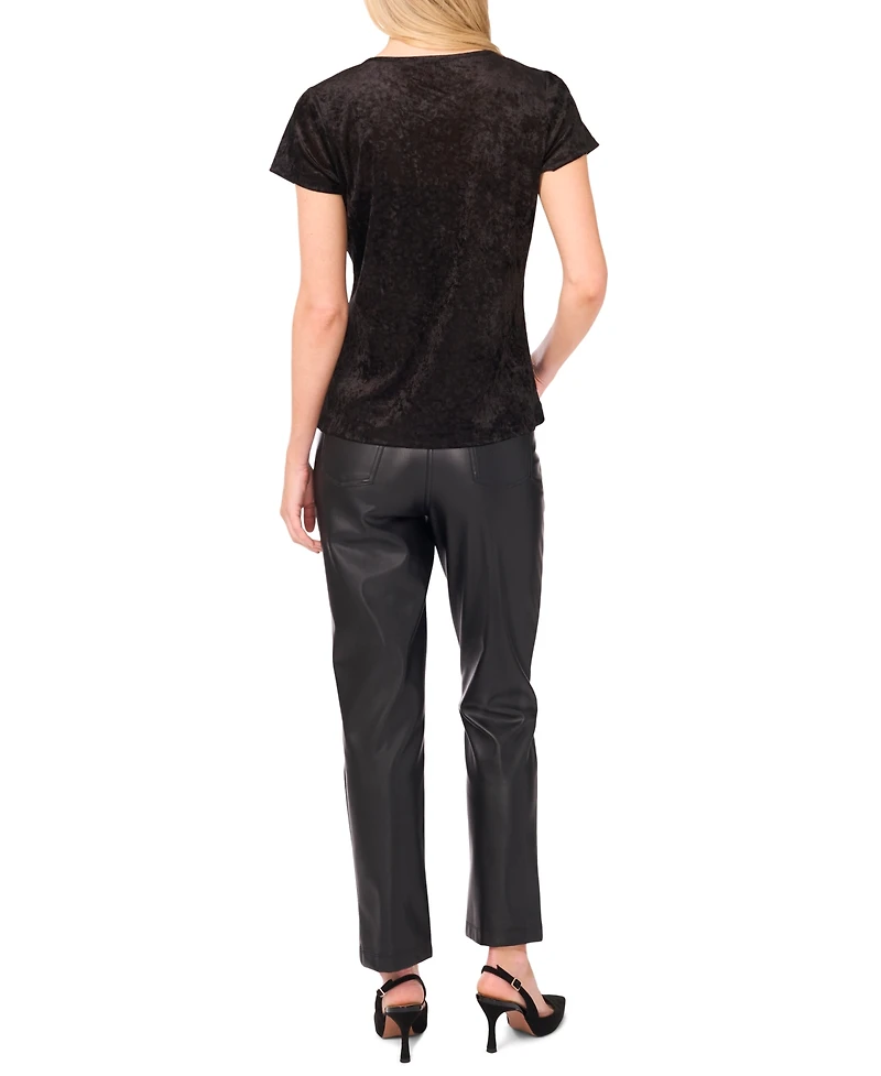 Vince Camuto Women's Short Sleeve Top