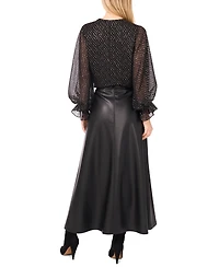 Vince Camuto Women's Balloon Sleeve Top