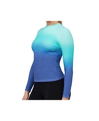 Free Sport by gottex Women's Nixi Long Sleeve Rash Guard Swim Top