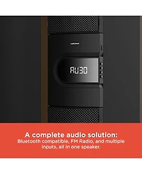 RadioShack 240W Tower Speaker Bluetooth Compatible Remote Control with Fm Radio and Karaoke Function 4001975