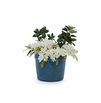 Chic Crate 3 Piece Ceramic Flowerpot Set with Drainage Modern Planters for Patio, Garden & Indoor Windowsills