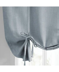 Half Price Drapes Faux Linen Room Darkening Tie-Up Window Shade
