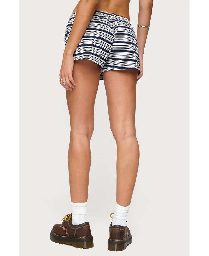 Edikted Women's Glennon Striped Shorts