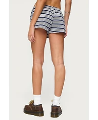 Edikted Women's Glennon Striped Shorts