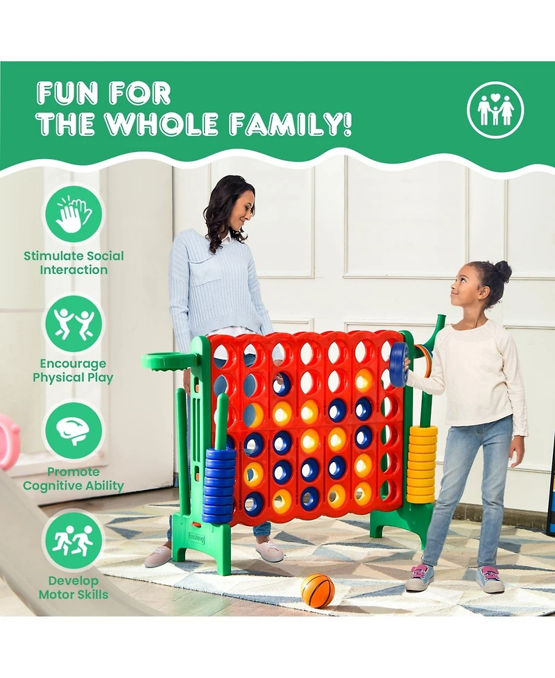 2.5 Feet Giant 4-to-Score Game Set