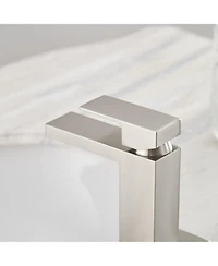 Greenspring Single Handle Hole Low-Arc Bathroom Faucet with Supply Line