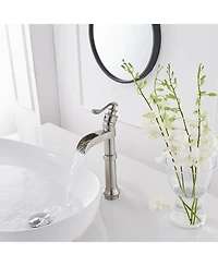 Greenspring Waterfall Single Hole Single-Handle Vessel Bathroom Faucet With Drain Assembly Oil Rubbed Bronze