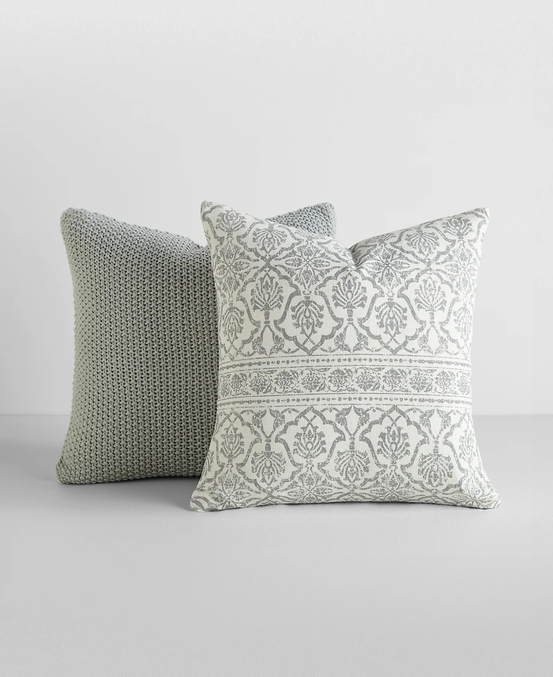ienjoy Home Seed Stitch Knit 2-Pack Decor Pillows, 20" x