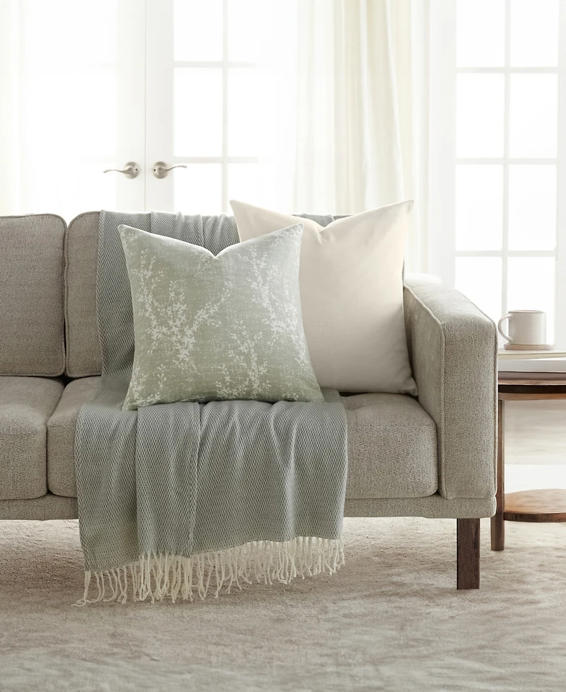 ienjoy Home Cotton Slub 2-Pack Decor Pillows, 20" x
