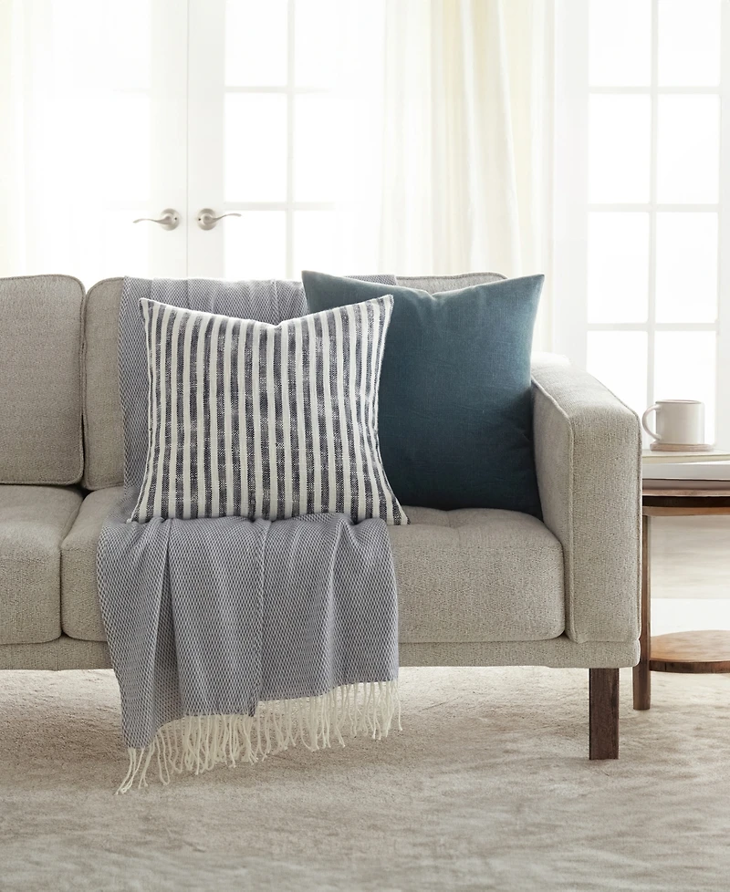 ienjoy Home Yarn-Dyed Patterns 2-Pack Decor Pillows, 20" x 20"