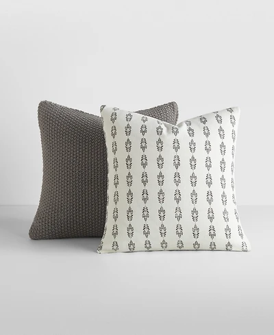 ienjoy Home Seed Stitch Knit 2-Pack Decor Pillows, 20" x