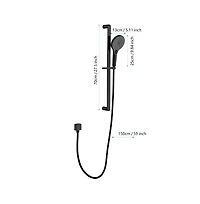 Rainsken Handheld Shower with 28-Inch Slide Bar and 59-Inch Hose