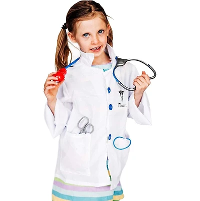Dress Up America Kids Doctor Role Play Set